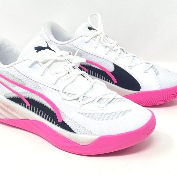 Puma Other - Puma All-Pro Nitro 30968901 Men's Athletic Basketball Shoes White/Pink Size 11.5